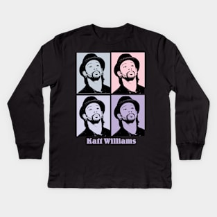 Katt Williams Pop Art Kids Long Sleeve T-Shirt